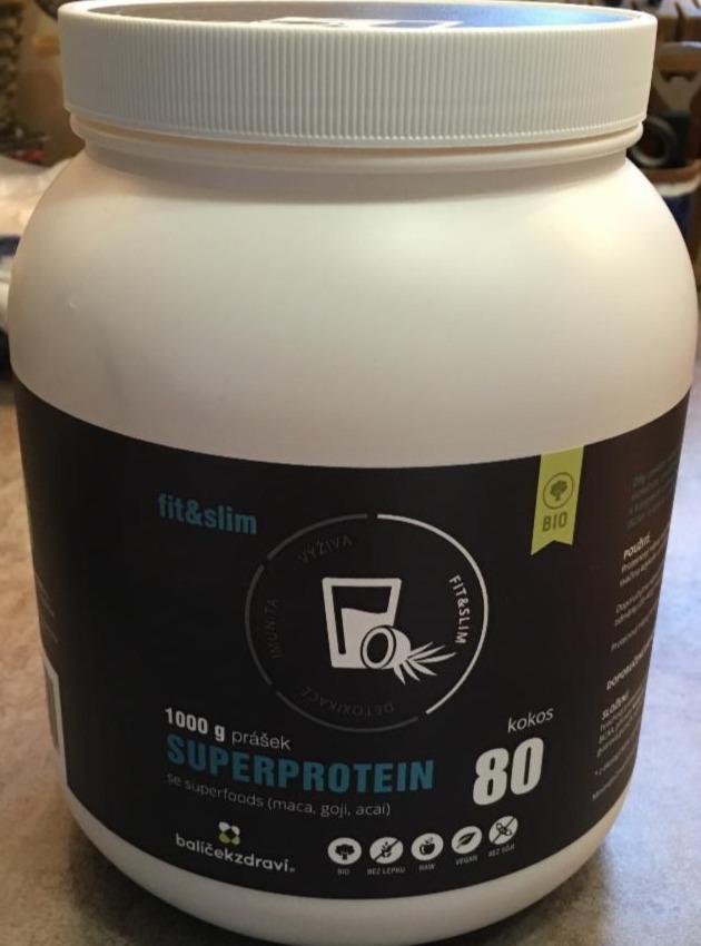 Fotografie - Superprotein 80 kokos fit&slim