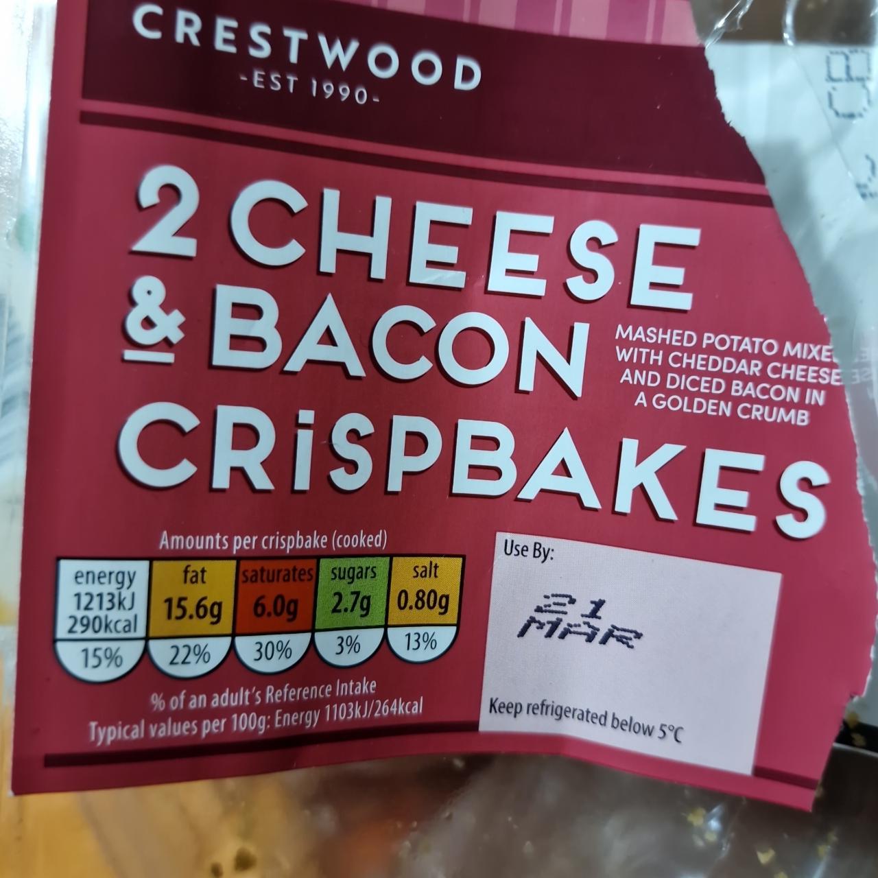 Fotografie - Cheese & Bacon crispbakes Crestwood