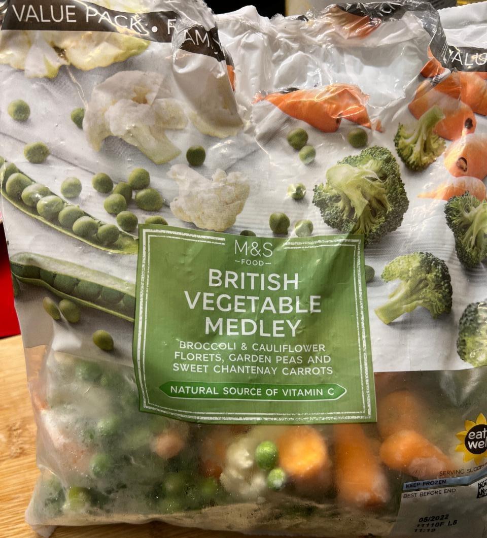 Fotografie - British Vegetable Medley M&S Food