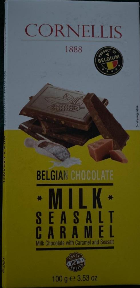 Fotografie - Belgian Chocolate Milk Seasalt caramel Cornellis