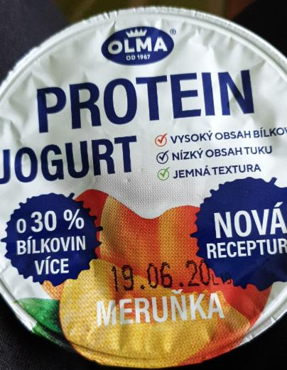 Fotografie - protein jogurt meruňka Olma