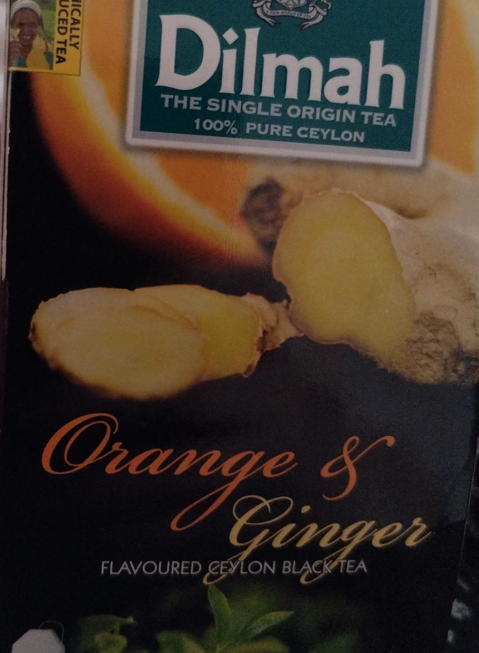 Fotografie - ovocný čaj orange a ginger Dilmah
