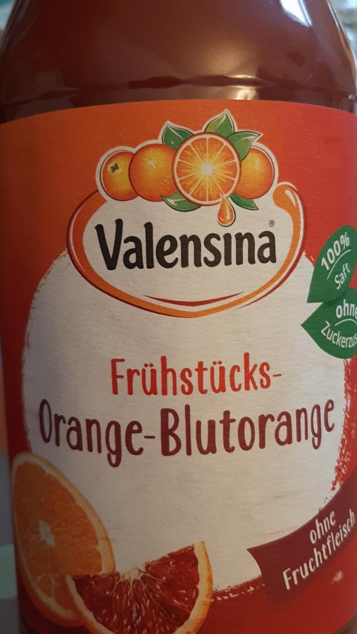 Fotografie - Frühstücks - Orangen Blutorangen ohne Fruchtfleisch Valensina