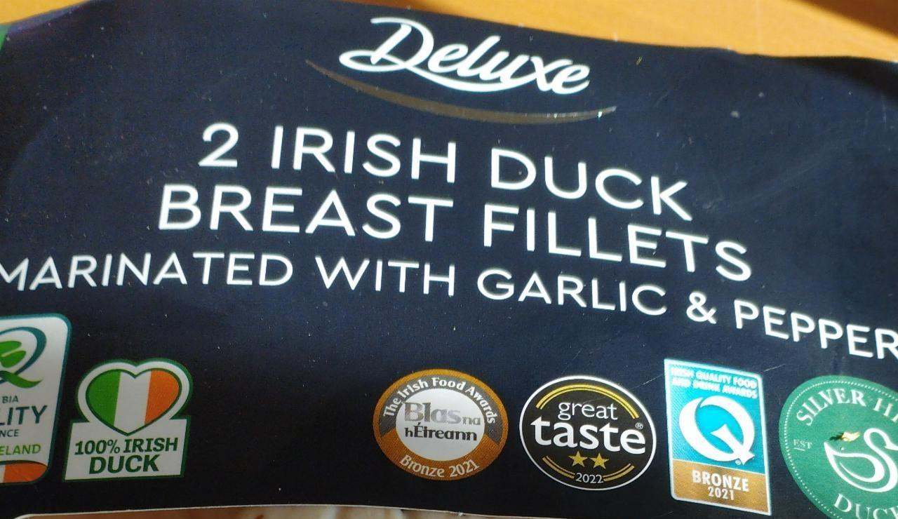 Fotografie - 2 Irish duck breast fillets marinated with garlic & pepper Deluxe