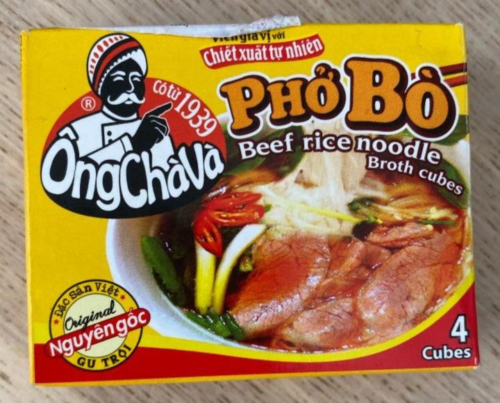 Fotografie - Pho Bo Rice Noodle Broth Cubes Ong Cha Va