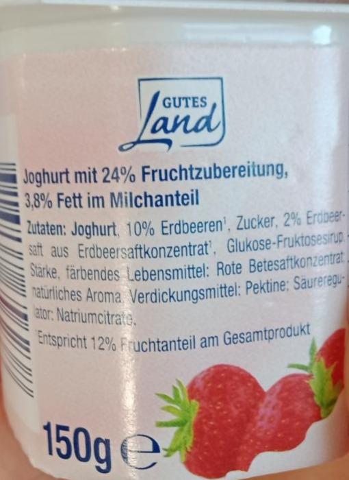Fotografie - jogurt erdbeere Gutes Land