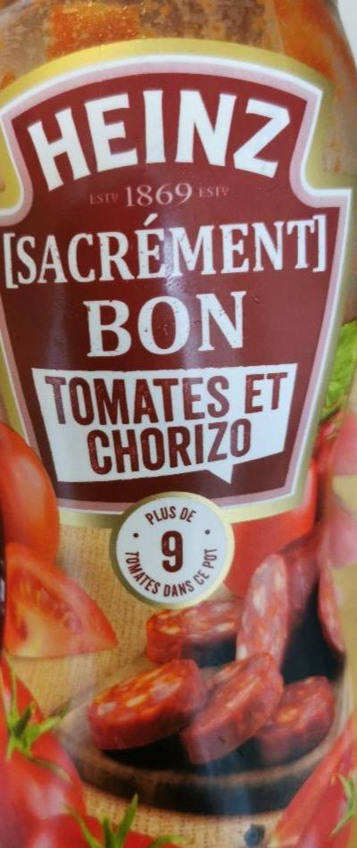 Fotografie - Sacrément bon tomates et chorizo Heinz