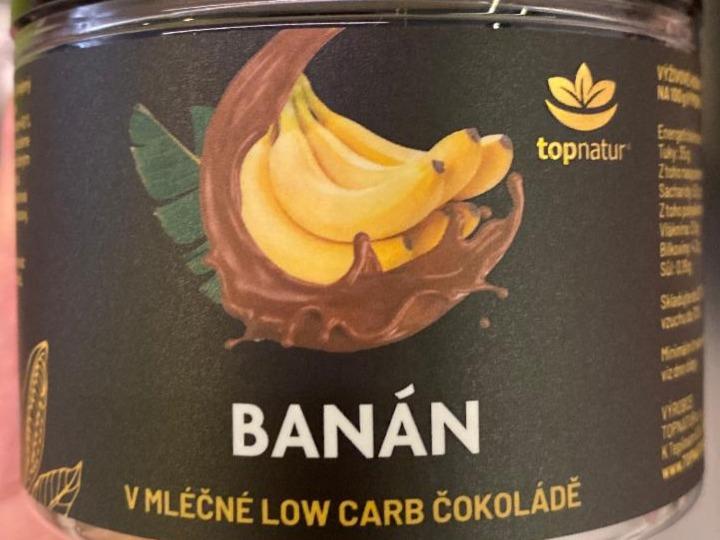 Fotografie - Banán v mléčné low carb čokoládě Topnatur