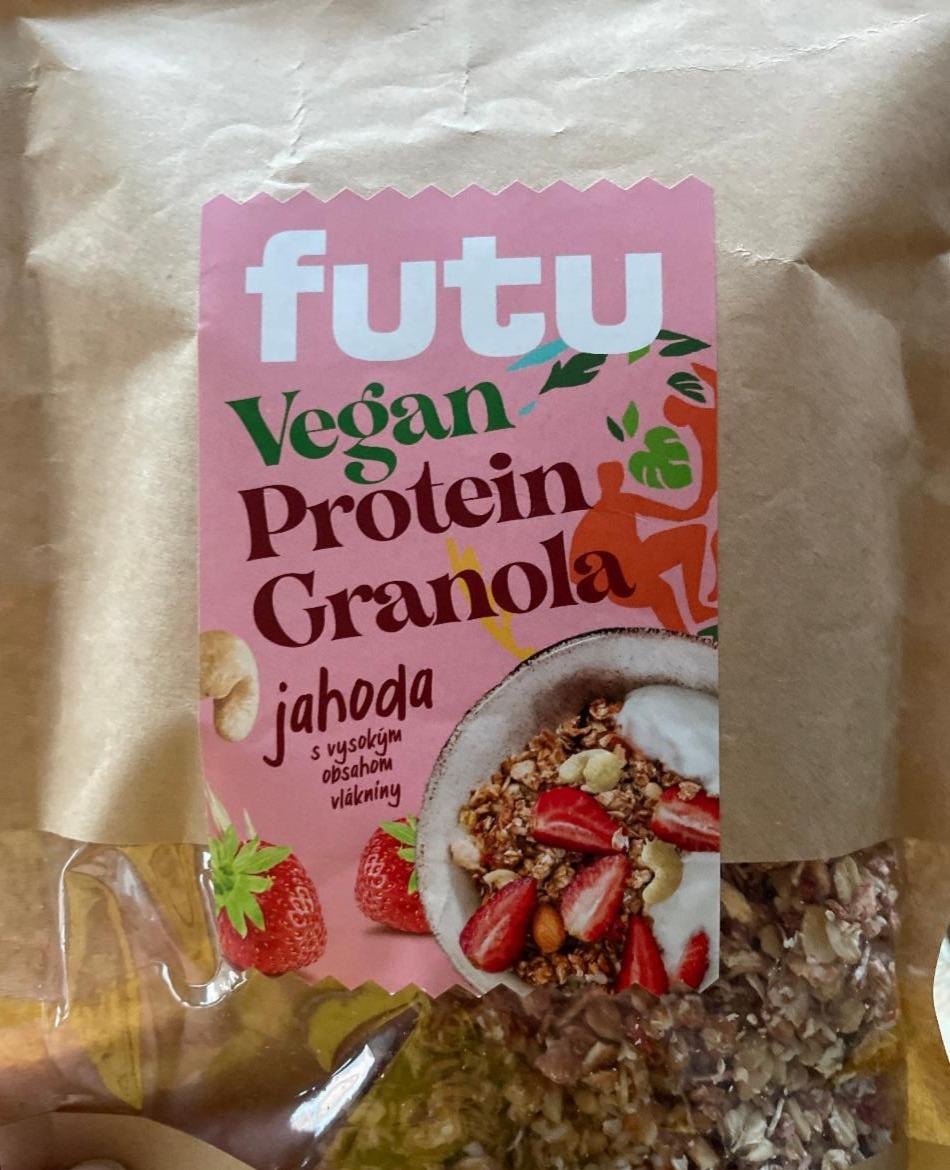 Fotografie - Vegan Protein Granola Jahoda Futu