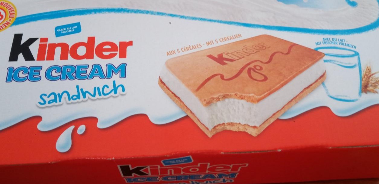 Fotografie - kinder ice cream sandwich