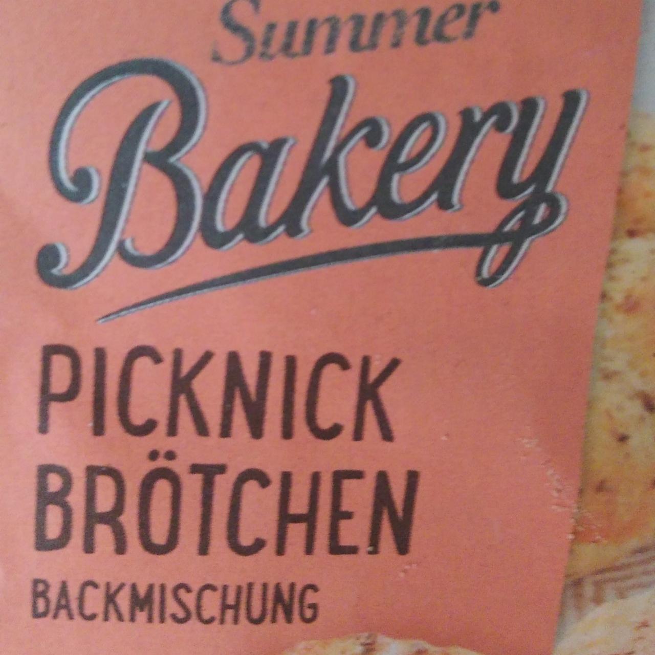 Fotografie - Picknick Brötchen Backmischung Summer Bakery