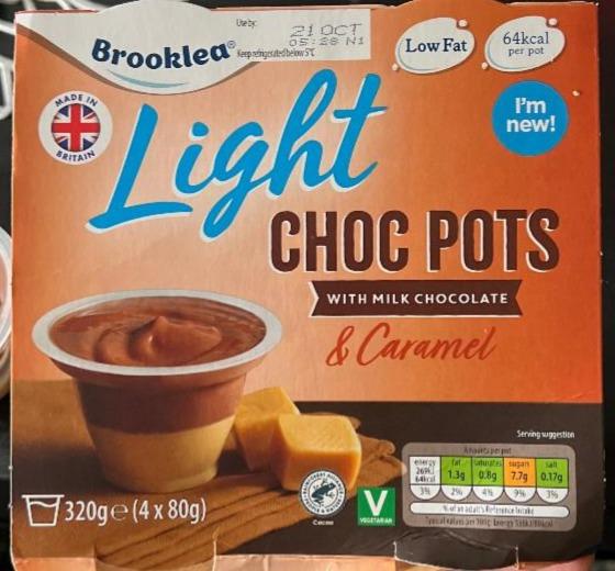 Fotografie - Light Choc Pots with Milk Chocolate & Caramel Brooklea