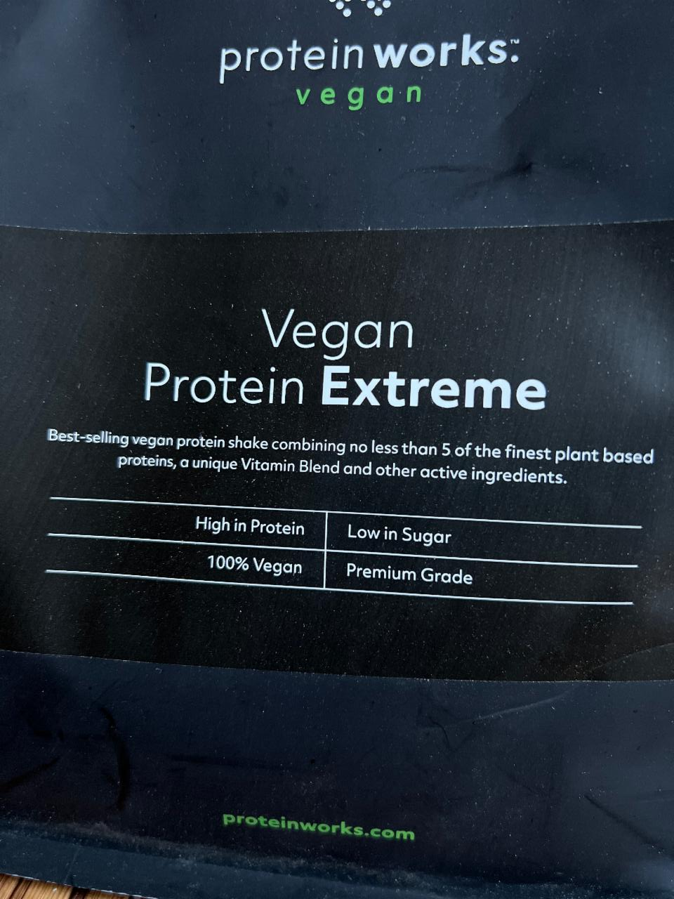 Fotografie - Vegan Protein Extreme Choc peanut cookie Protein works