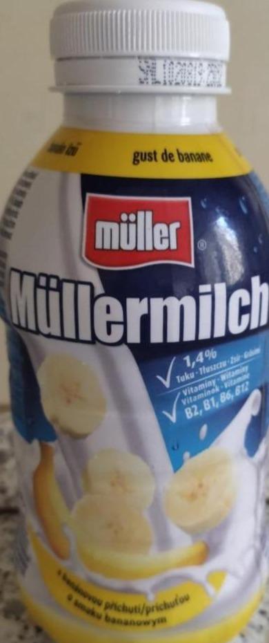 Fotografie - Müllermilch banánové mléko