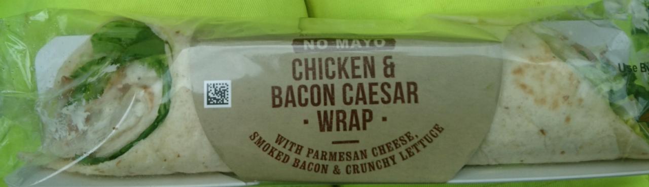 Fotografie - No Mayo Chicken & Bacon Caesar Wrap M&S