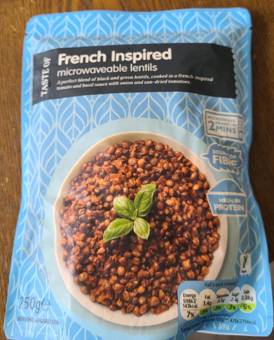 Fotografie - French Inspired microwavable lentils