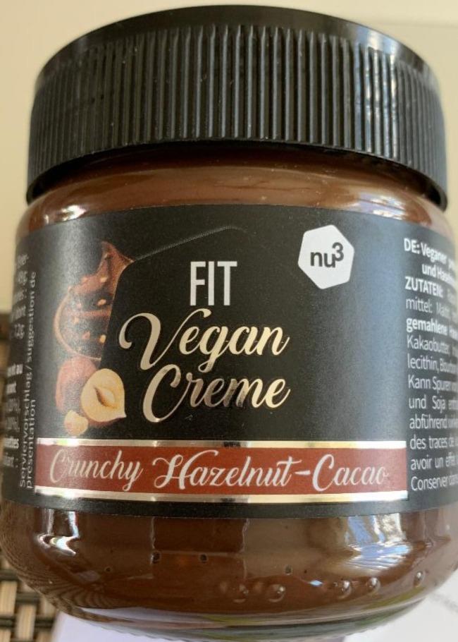 Fotografie - Fit Vegan Creme Crunchy Hazelnut-Cacao nu3