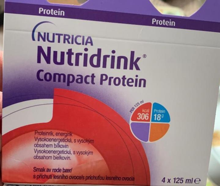 Fotografie - Nutridrink Compact Protein Lesní ovoce Nutricia