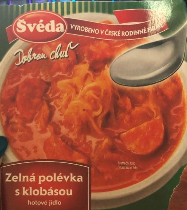 Fotografie - Švéda zelna polévka s klobásou