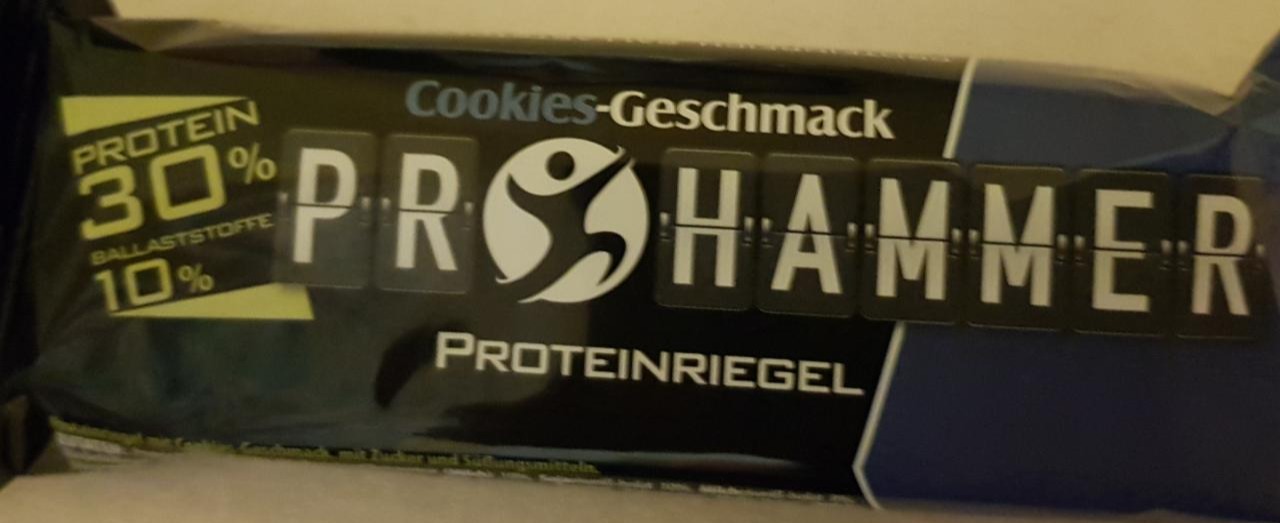 Fotografie - ProteinRiegel cookies-geschmack ProHammer