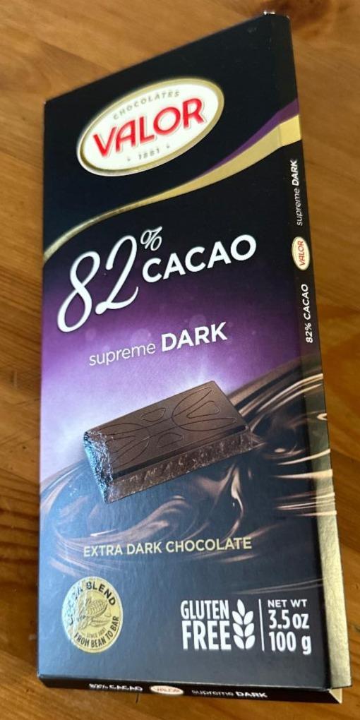Fotografie - 82% cacao supreme Dark Valor