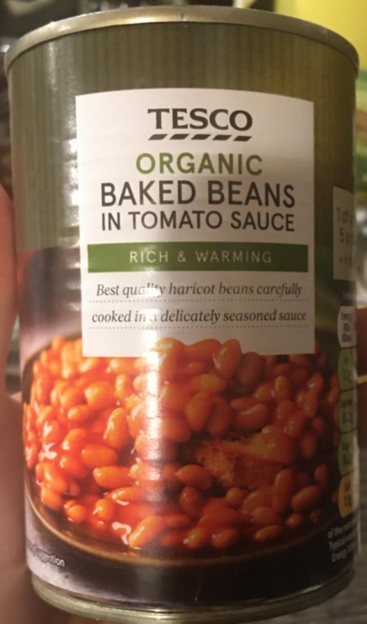 Fotografie - Baked beans in tomato sauce Tesco Organic