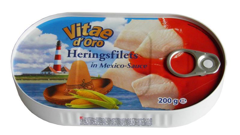 Fotografie - Heringsfilets in Mexico-Sauce
