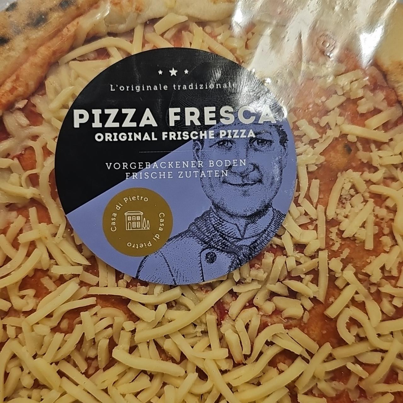 Fotografie - Original frische pizza Margherita Pizza fresca