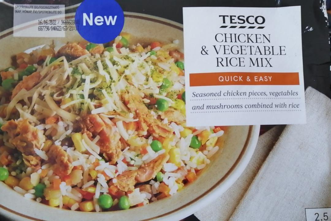 Fotografie - Chicken & Vegetable Rice Mix Tesco