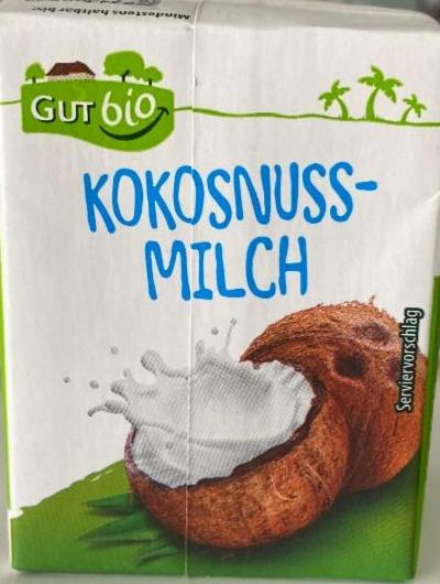Fotografie - Kokosnuss-Milch fettreduziert GutBio