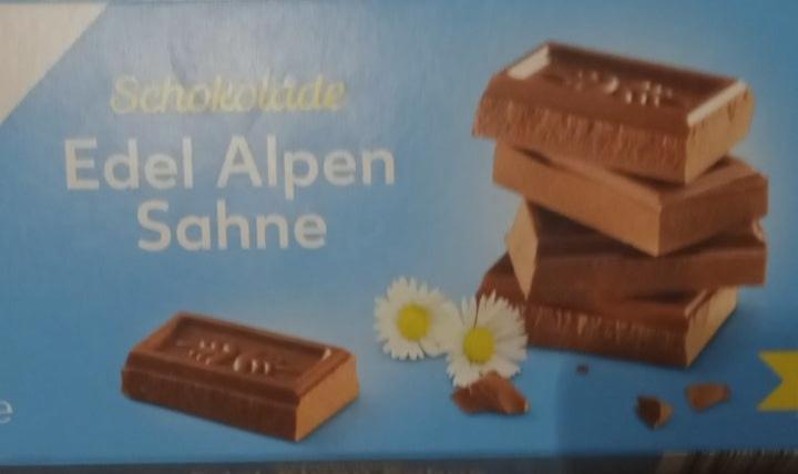 Fotografie - čokoláda Edel Alpen Sahne