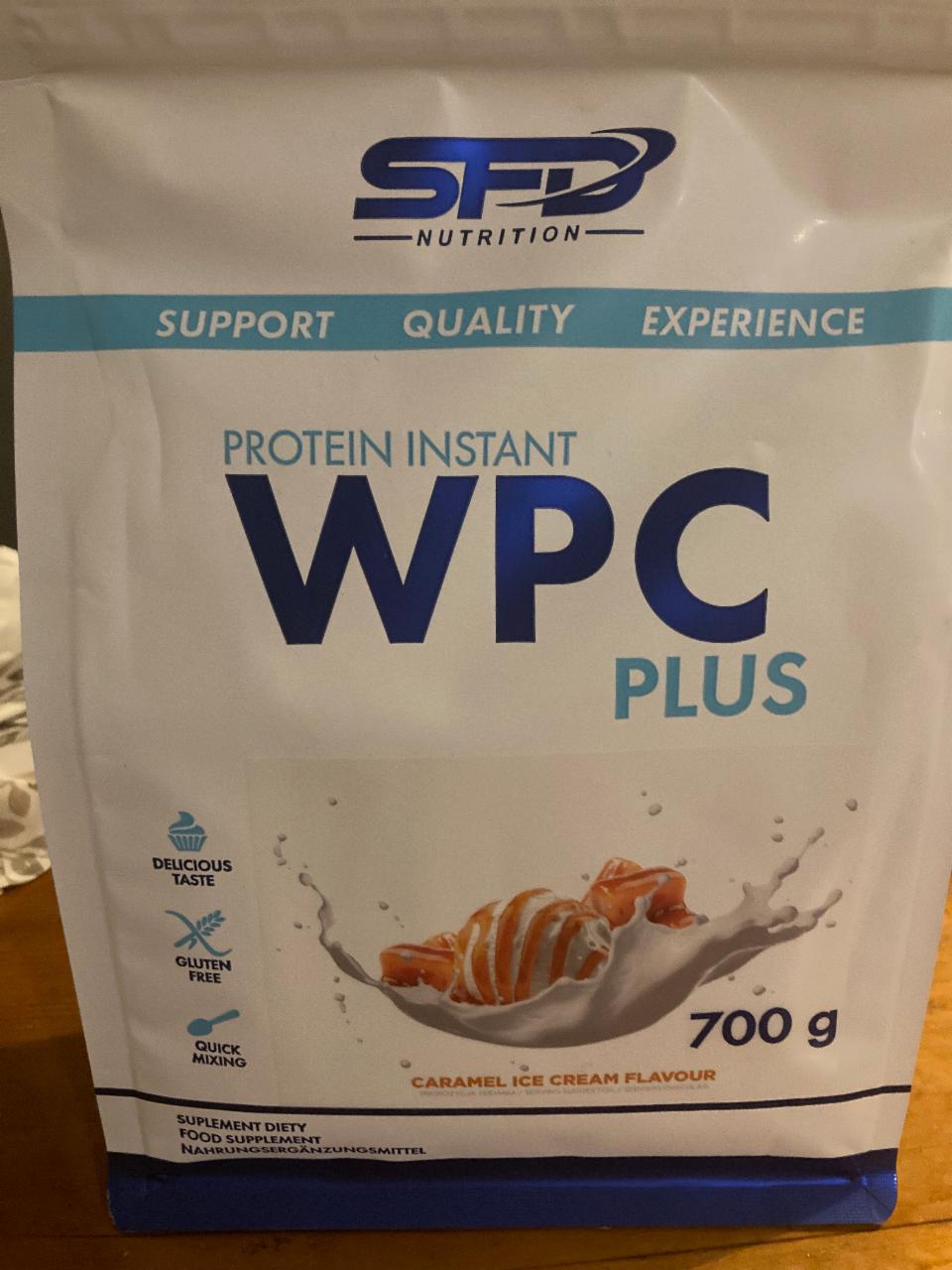 Fotografie - WPC Plus Protein Instant Caramel Ice Cream SFD Nutrition