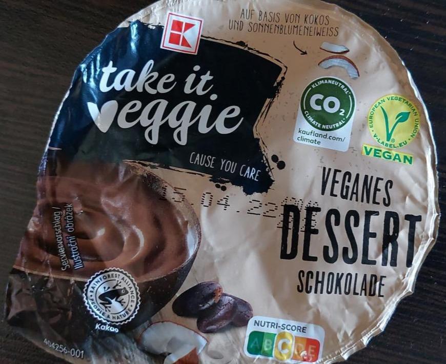 Fotografie - Veganes dessert schokolade Take it veggie