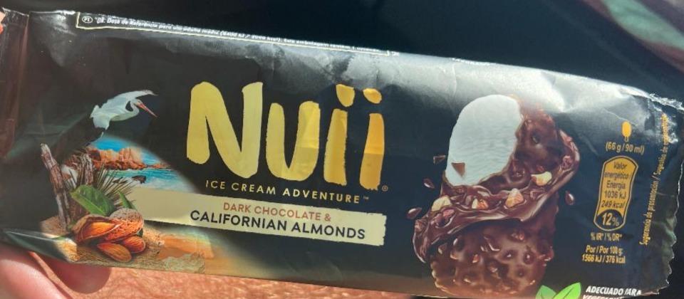 Fotografie - Dark Chocolate & Californian Almonds Ice Cream Nuii