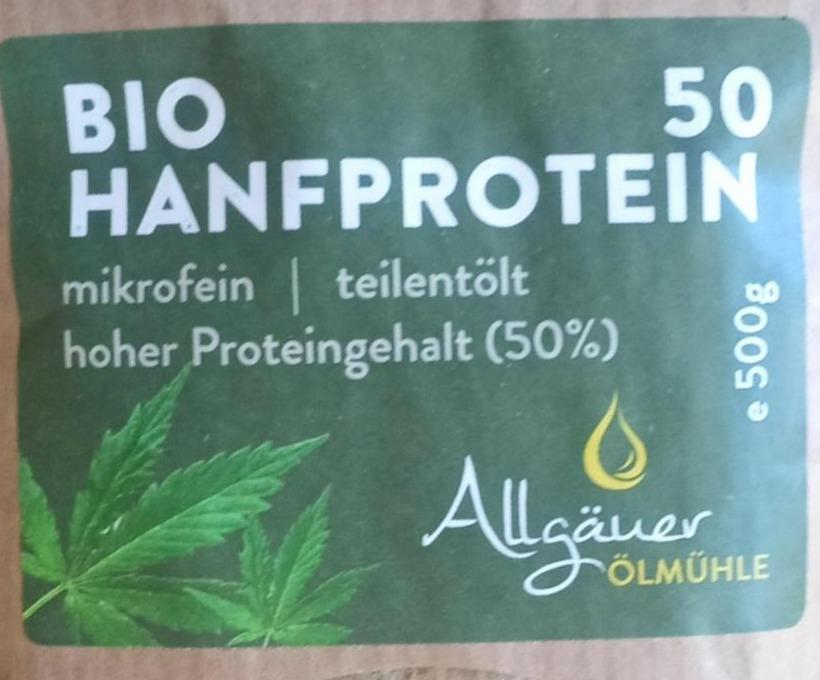 Fotografie - Bio Hanfprotein 50 Allgäuer Ölmühle
