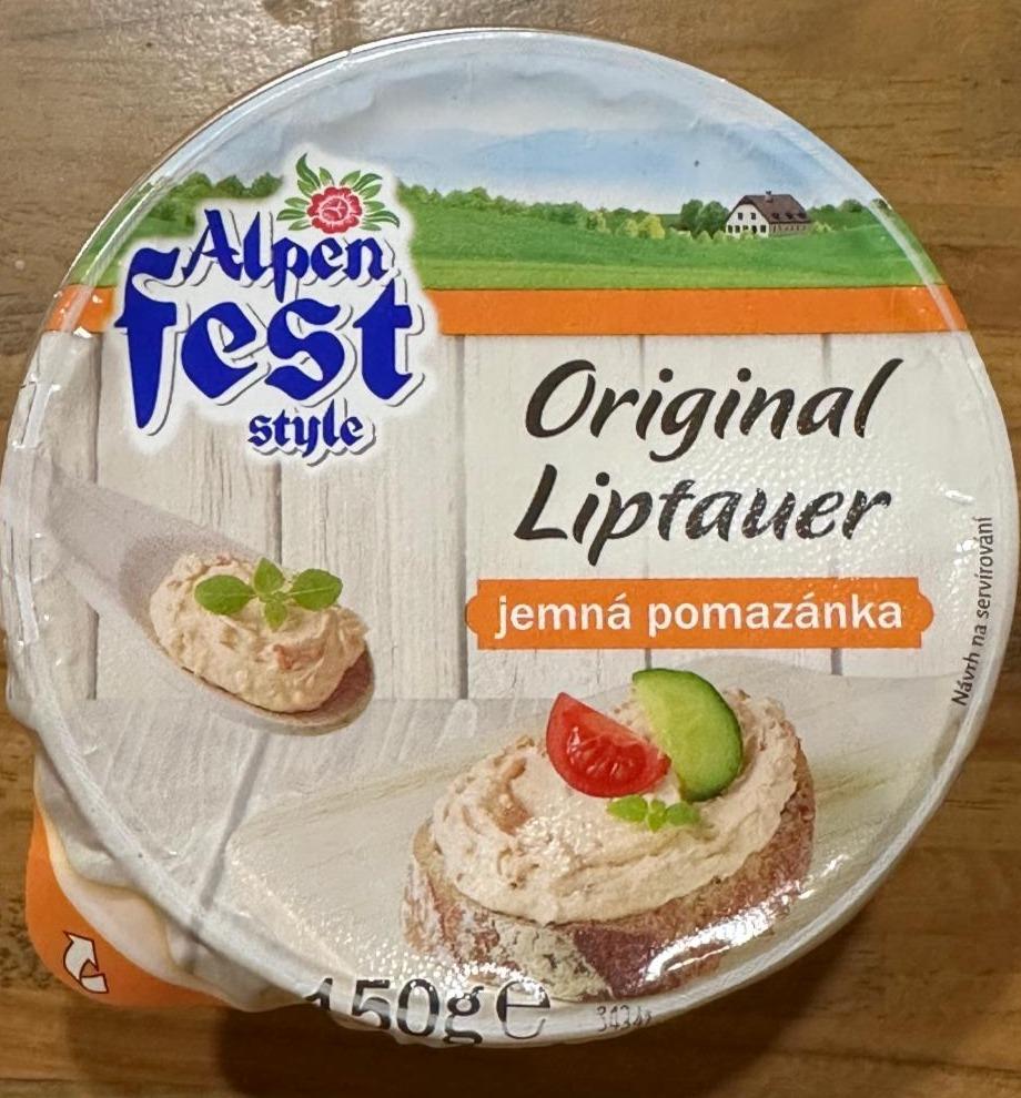 Fotografie - Original Liptauer jemná pomazánka Alpen fest style