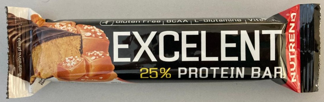 Fotografie - Excelent 25% protein bar Salted caramel Nutrend