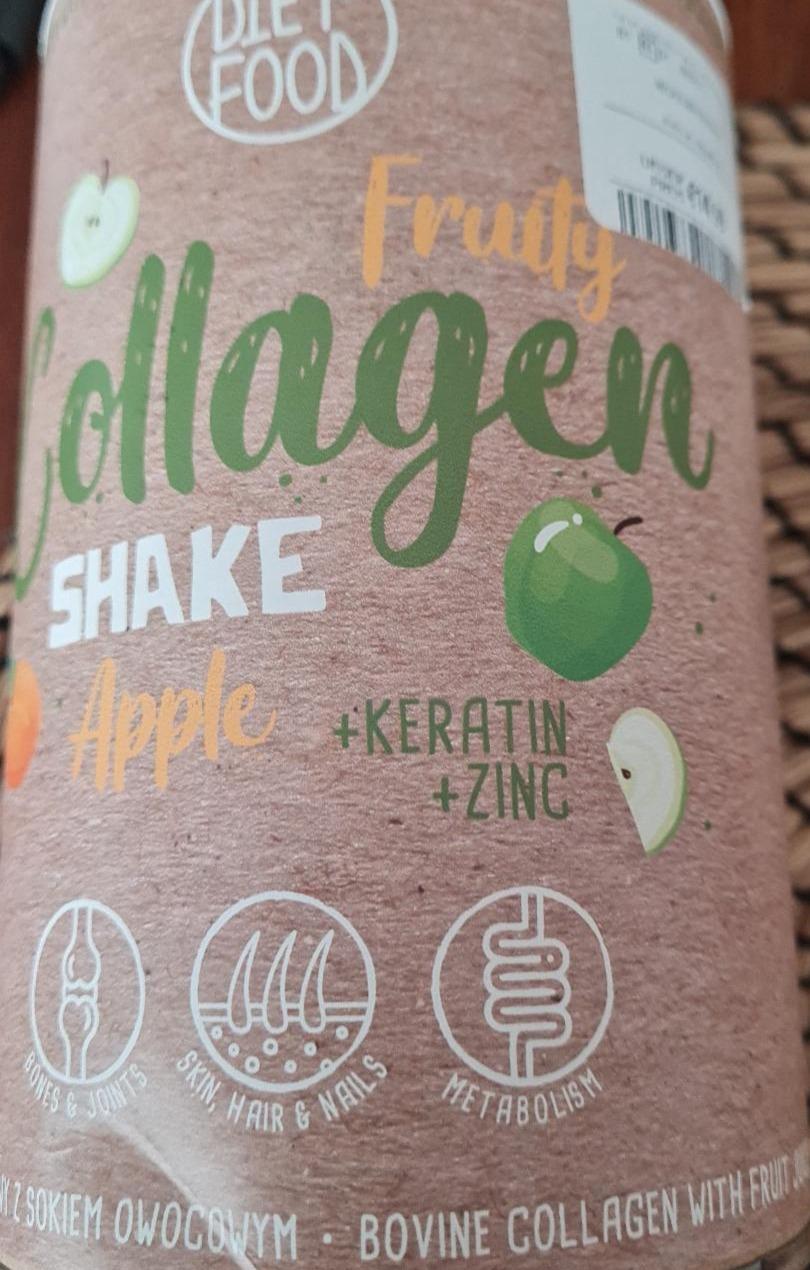 Fotografie - Fruity Collagen Shake Apple Diet Food