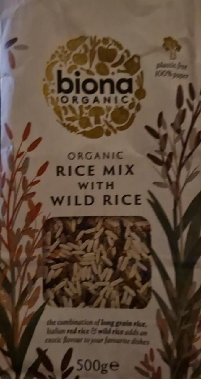 Fotografie - Organic rice mix with wild rice Biona organic