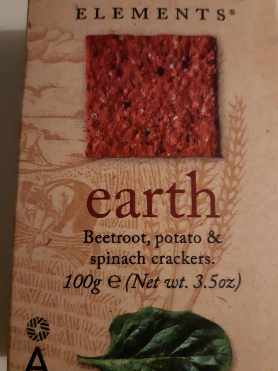 Fotografie - Earth Beetroot, Potato & Spinach Crackers Miller's Elements