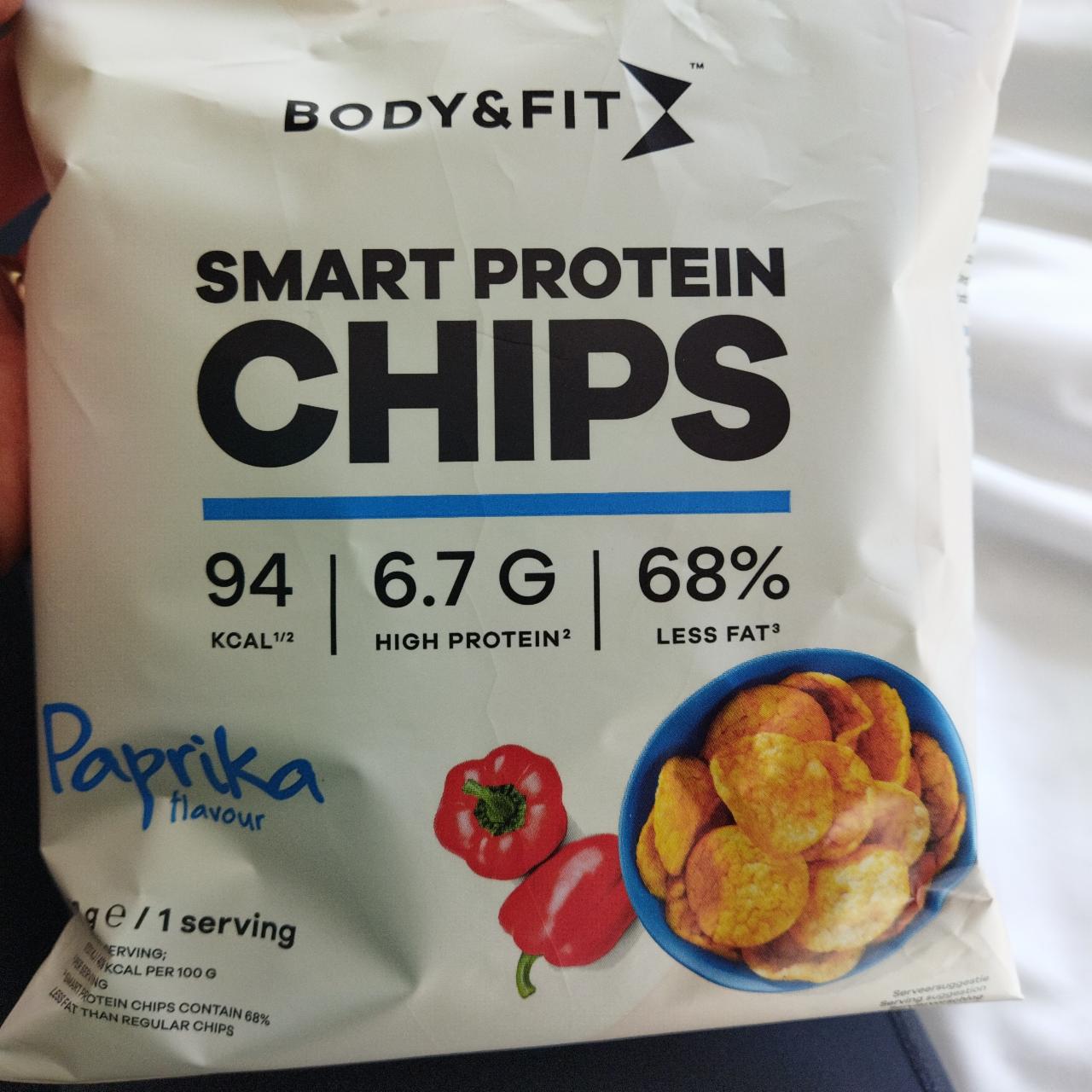 Fotografie - Smart protein Chips paprika Body&Fit