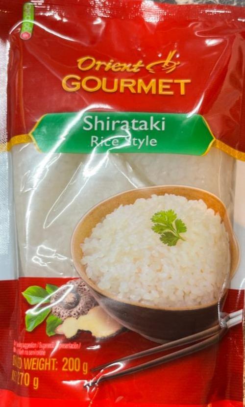 Fotografie - Shirataki Rice Style Orient Gourmet