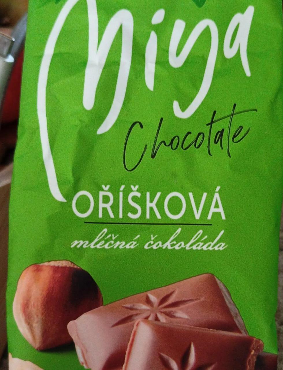 Fotografie - Oříšková mléčná čokoláda Miya chocolate