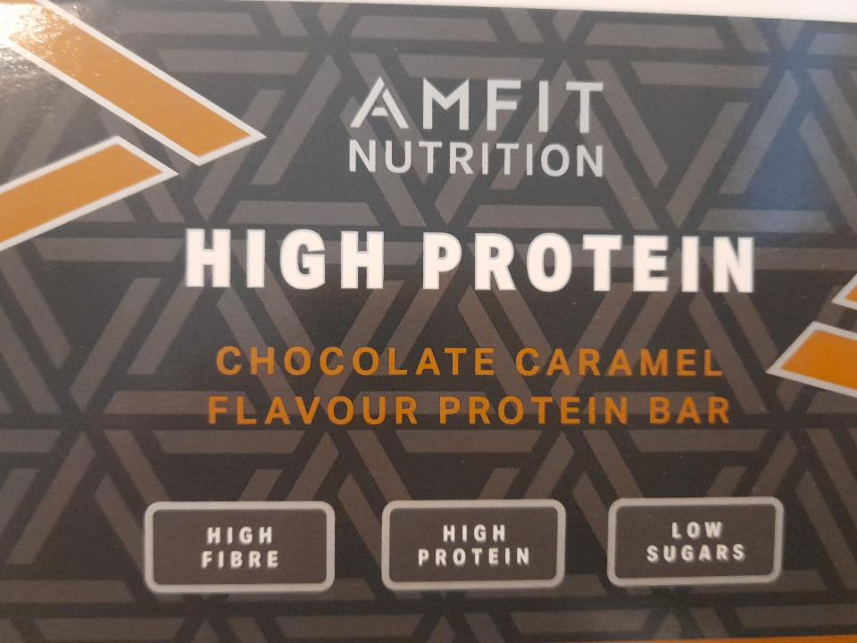 Fotografie - Chocolate Caramel Protein Bar Amfit Nutrition