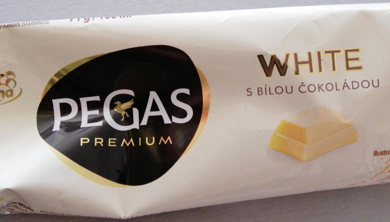 Fotografie - Pegas premium White s bílou čokoládou
