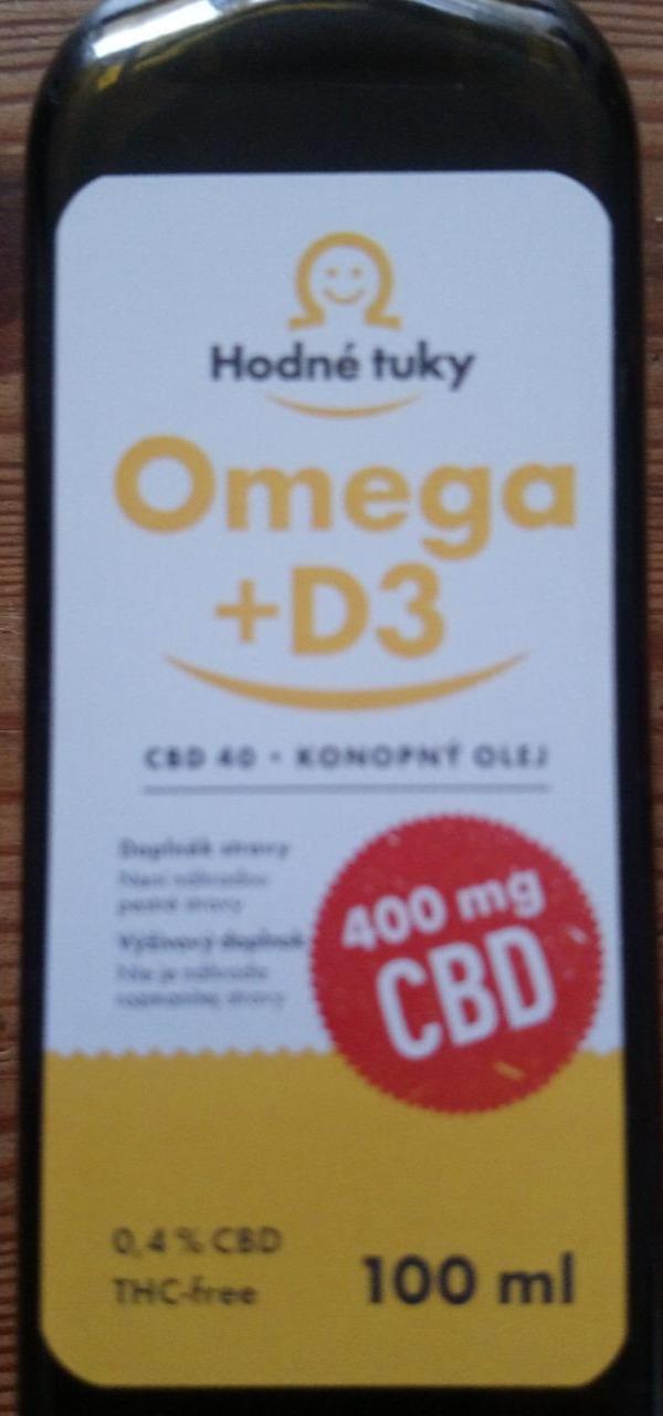 Fotografie - Omega + D3 konopný olej (CBD 40) Hodné tuky