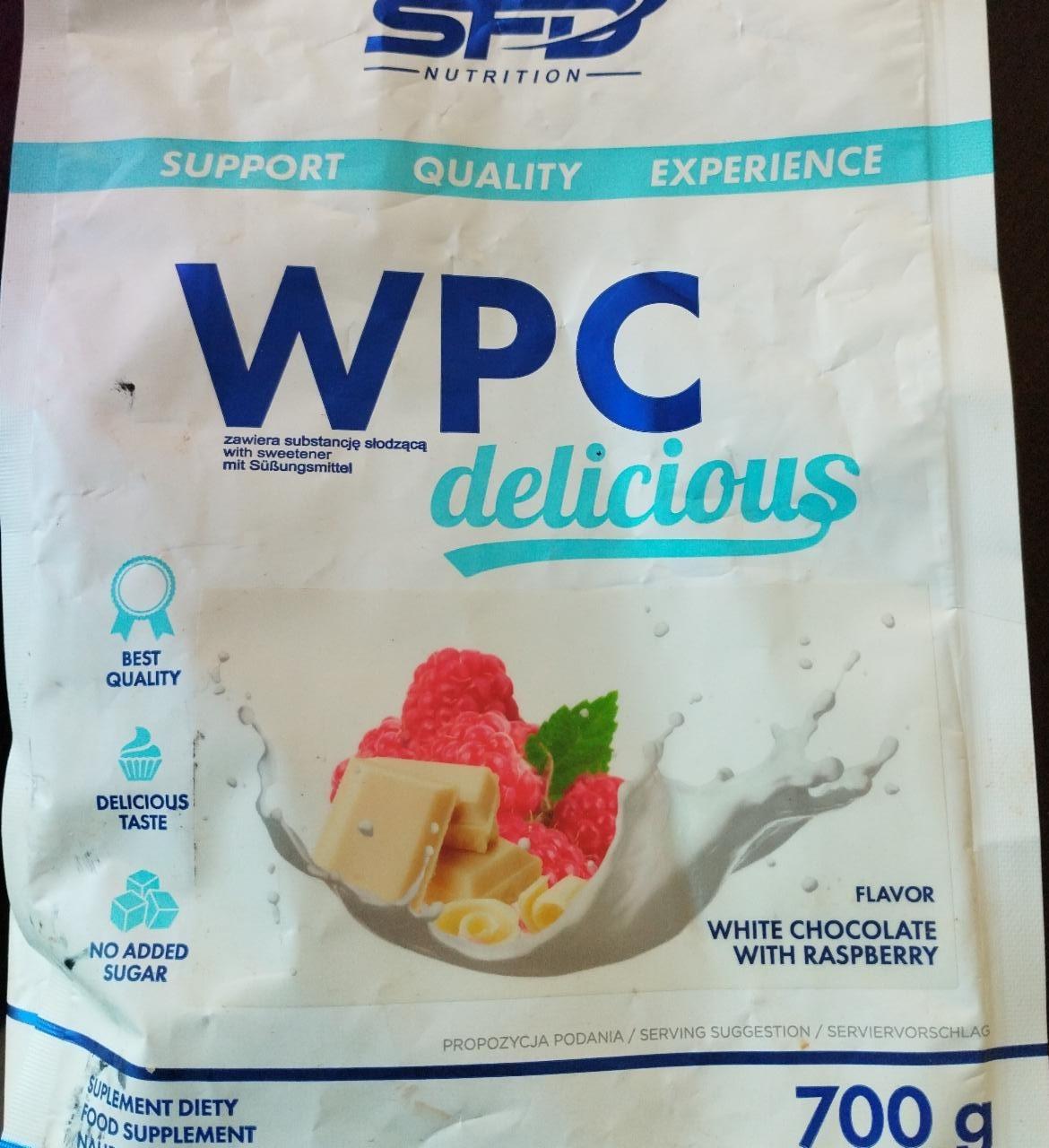 Fotografie - WPC delicious White chocolate with raspberry SFD nutrition