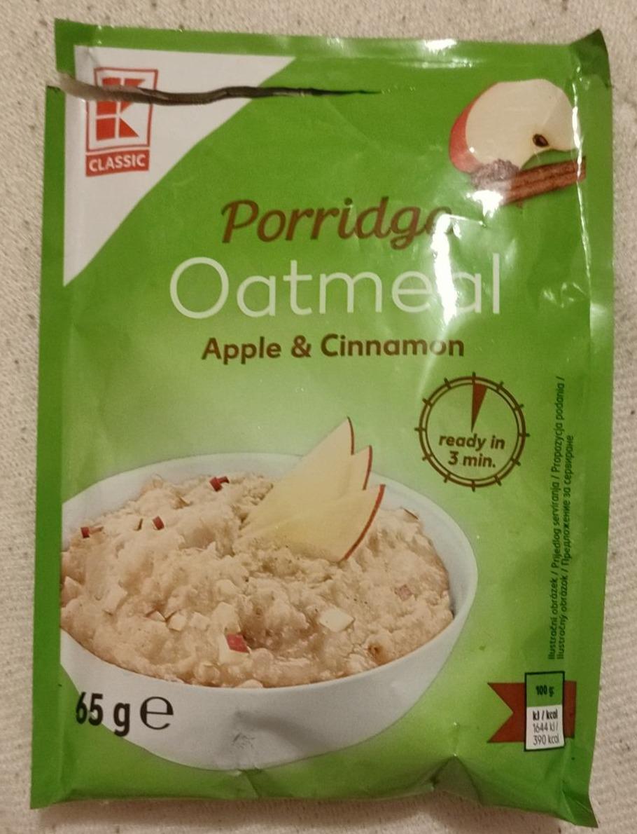 Fotografie - Porridge Oatmeal Apple & Cinnamon K-Classic