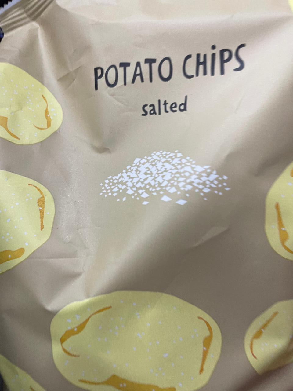 Fotografie - Potato Chips salted