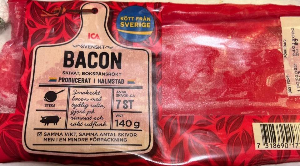 Fotografie - ICA svenskt bacon